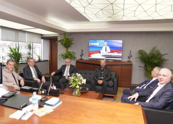 Ayvalık Belediye Başkanı Mesut Ergin, Genel Başkanımız Nihat Yurdakul’u Ziyaret Etti